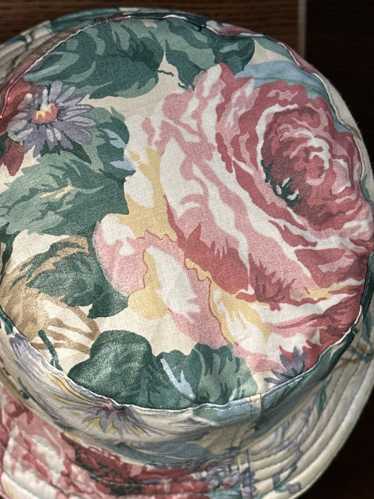 Bucket Hat Medium 80s Vintage Look + Floral