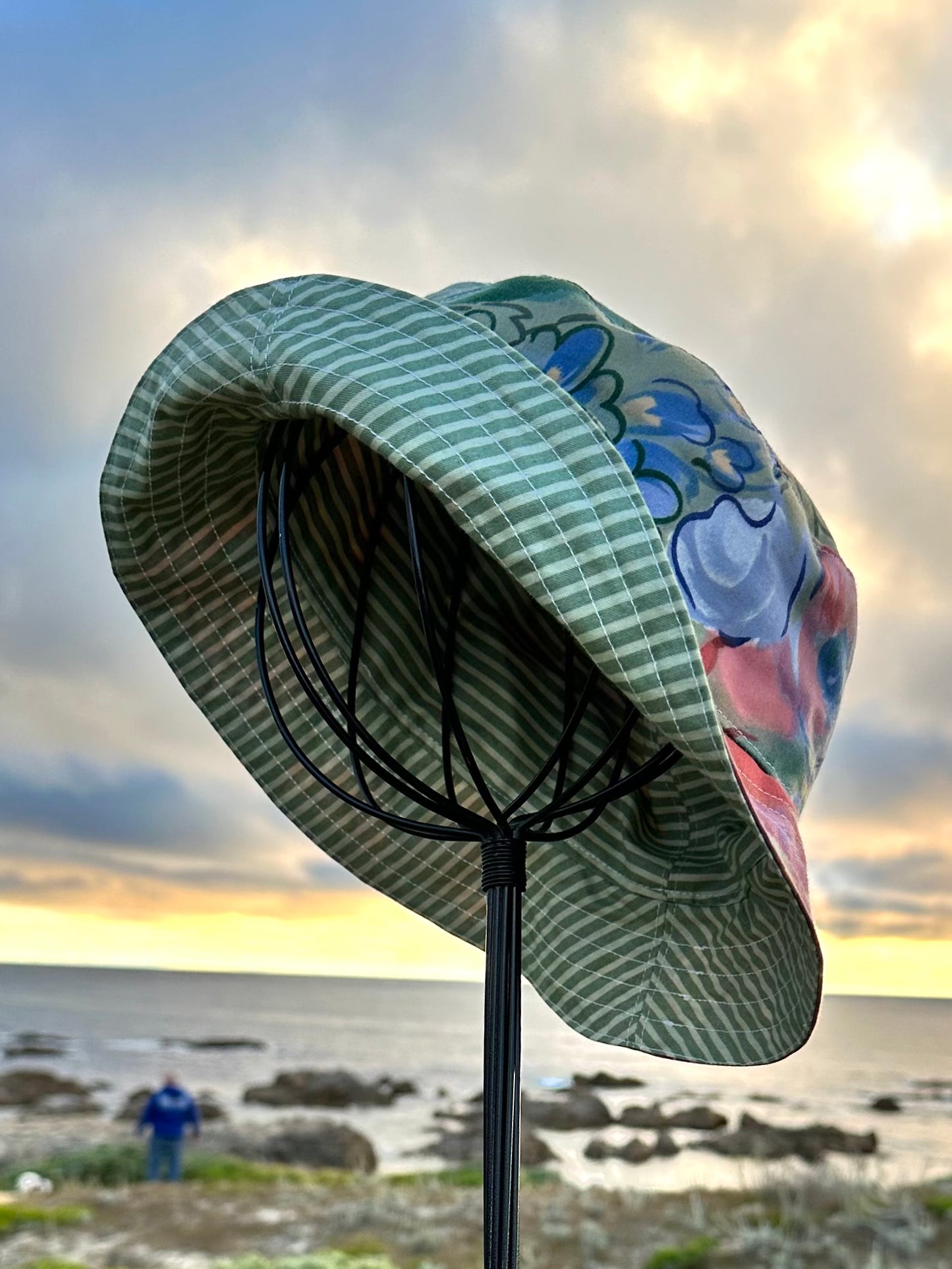 Bucket Hat Watercolor Floral Large