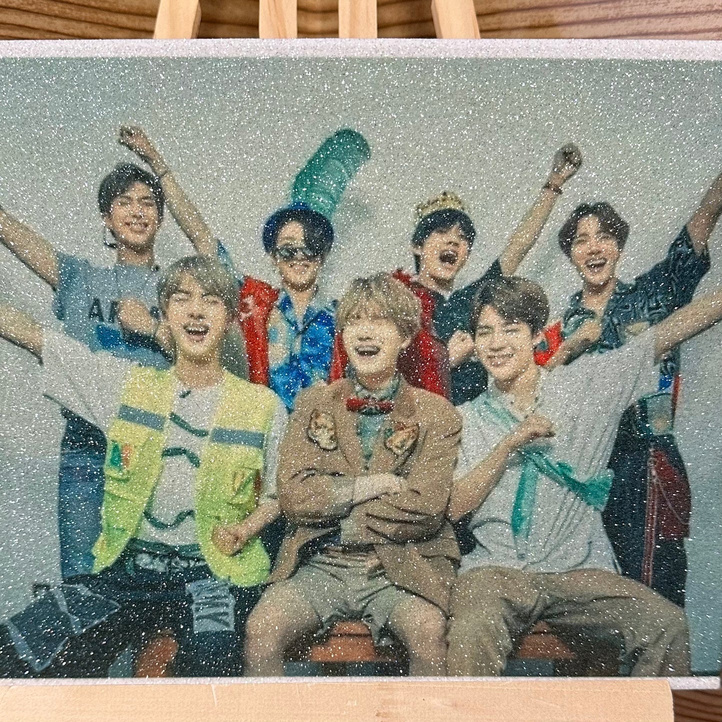 Canvas Kpop BTS Flat Art Panels