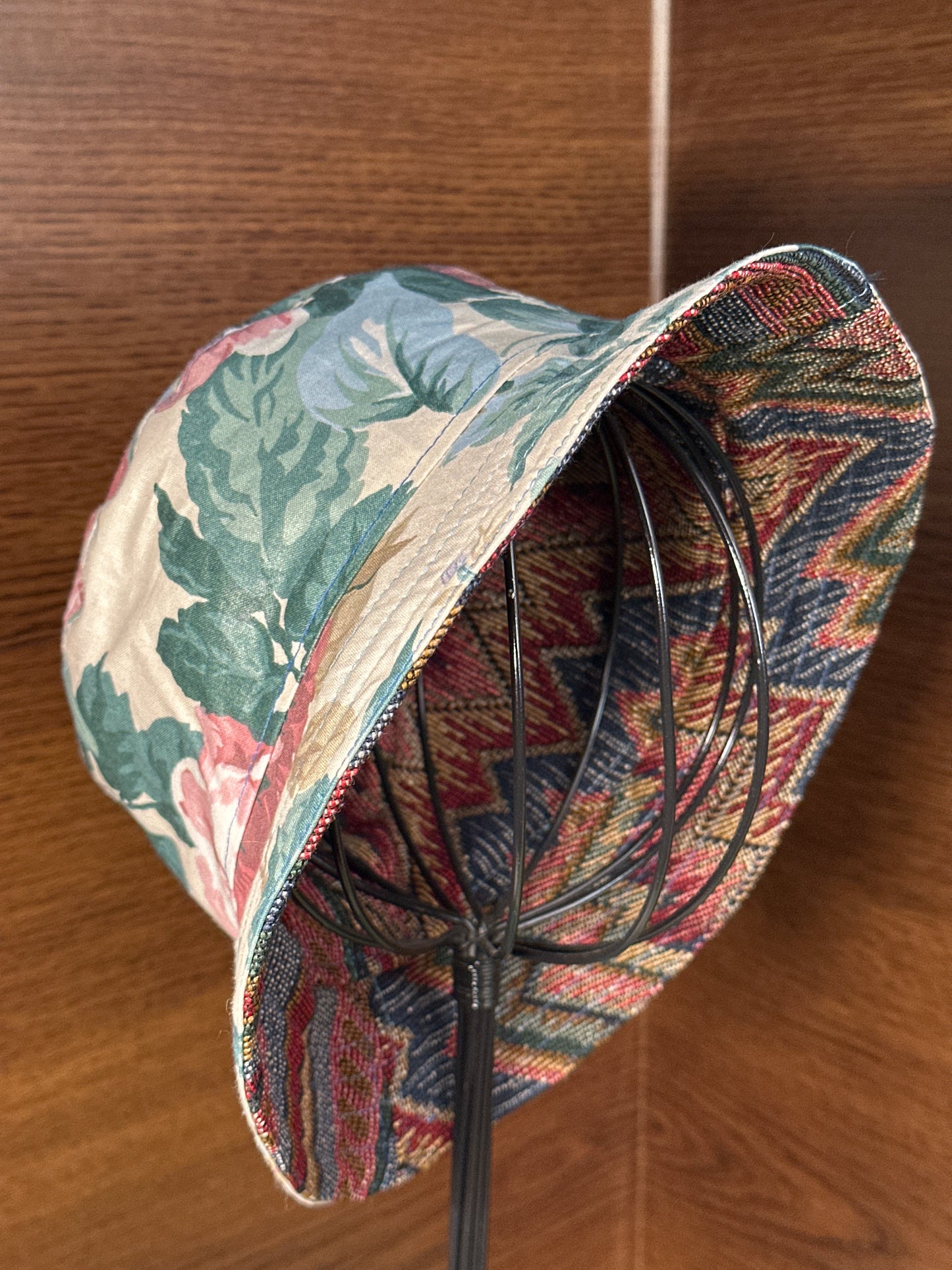 Bucket Hat Medium 80s Vintage Look + Floral