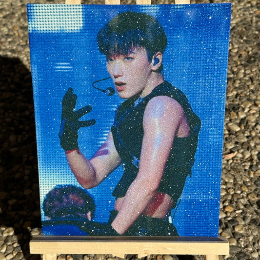 Canvas Kpop San Ateez Flat Art Panel