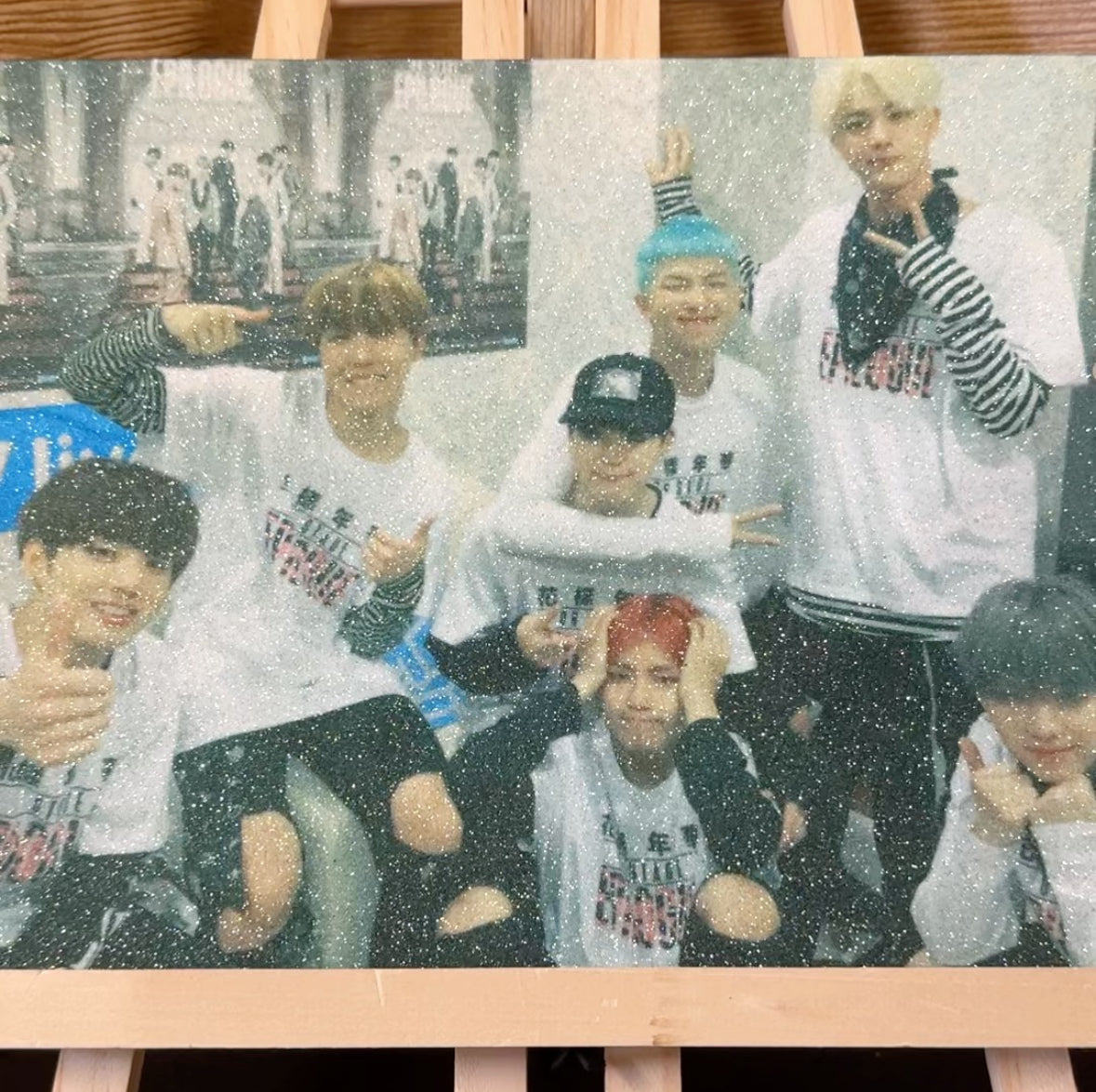 Canvas Kpop BTS Flat Art Panels