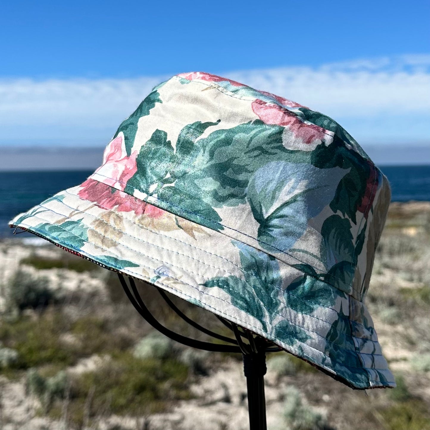 Bucket Hat Medium 80s Vintage Look + Floral