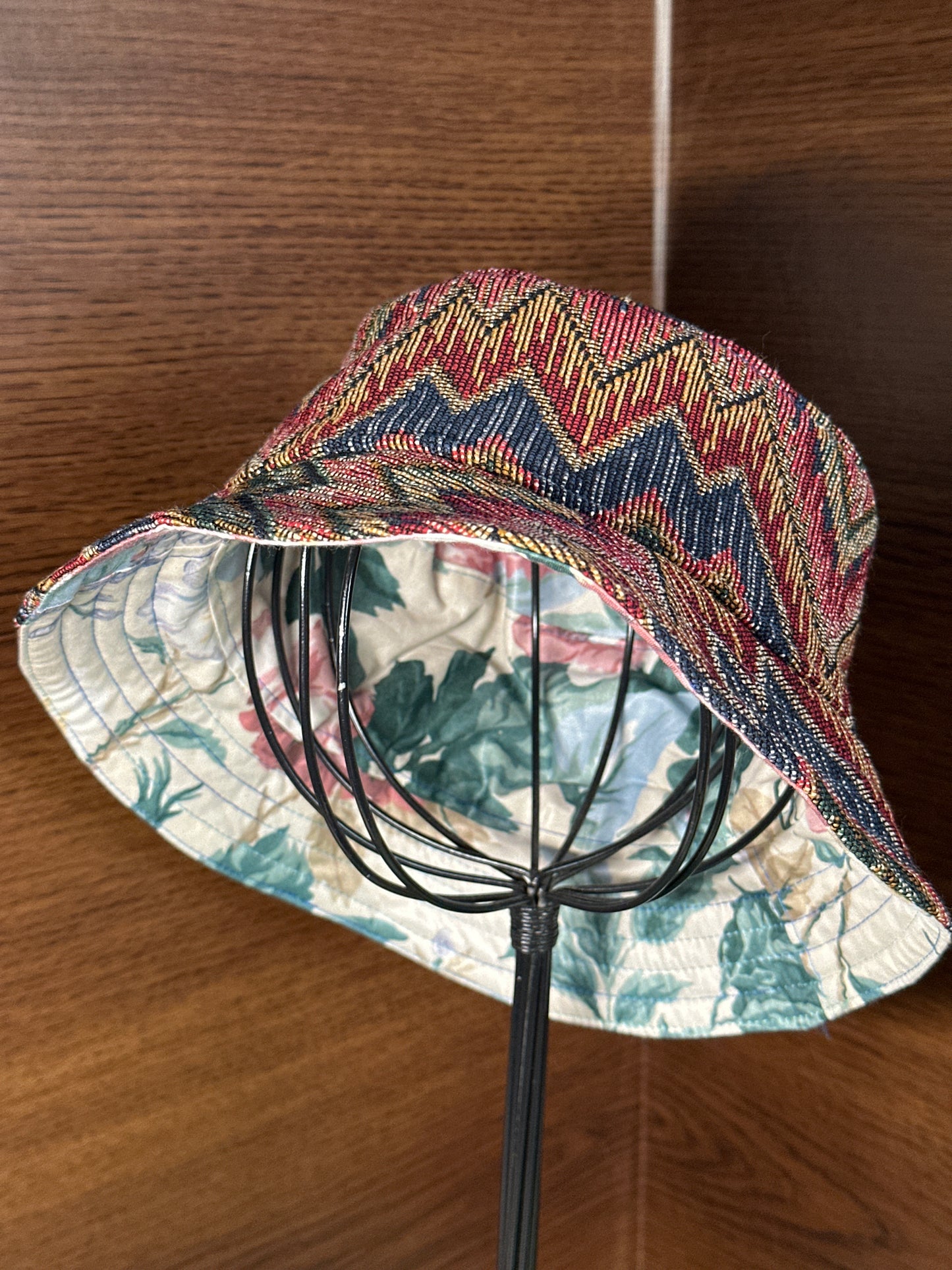 Bucket Hat Medium 80s Vintage Look + Floral