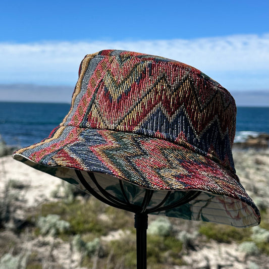 Bucket Hat Medium 80s Vintage Look + Floral