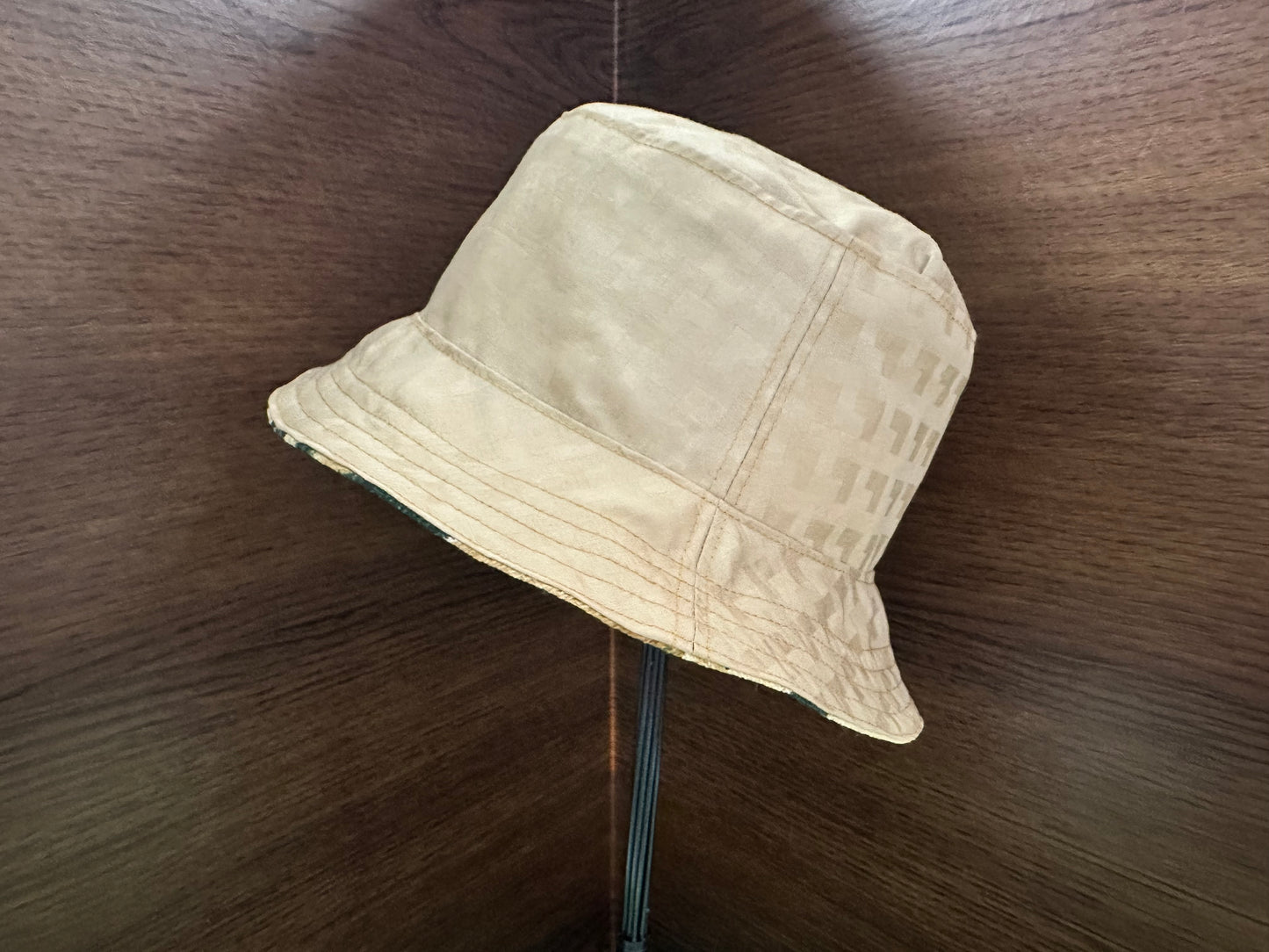 Bucket Hat Forest Green Leaves Large
