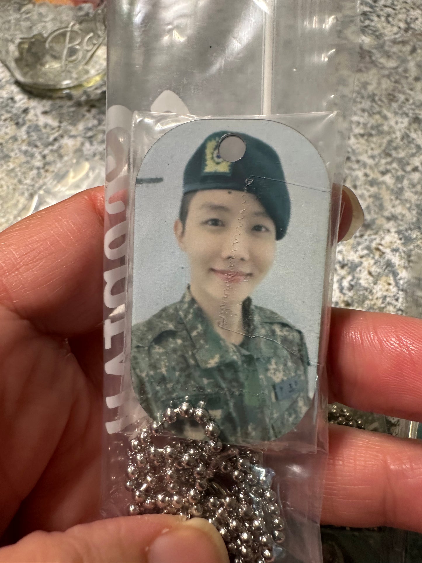 Inspired by BTS Military Dog Tags Jin JHope